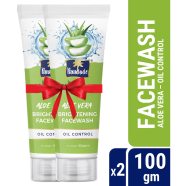 Parachute SkinPure Aloe Vera Brightening Facewash (Oil Control) Double Pack (100gm x 2) image
