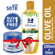 Parachute SkinPure Beauty Olive Oil 200ml (50ml Petroleum Jelly Free) image