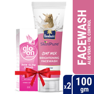 Parachute SkinPure Goat Milk Brightening Facewash (Glow) 100gm image