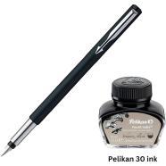 Parker Vactor Fountain Pen with 30 ml Black Ink image