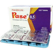 Pase 0.5 mg Tablet 15's strip icon