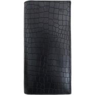 Pastich Stone-Cut Leather Long Wallet Men image