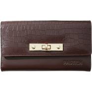 Pastich Stone-Cut Leather Long Wallet Women - SLW-CB-003 icon