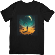 Pathok Point Dune Arrakis And Sandworm Inspired Unisex Cotton Half Sleeve T-Shirt image