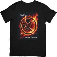 Pathok Point The Hunger Games Mockingjay Inspired Unisex Cotton Half Sleeve T-Shirt image