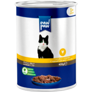 Paw Paw Adult Can Food Chicken 400gm | Cat Wet Food image