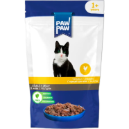 Paw Paw Adult Pouch Chicken 85gm | Cat Wet Food image