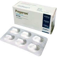 Pegaron 50 mg Capsule 6's strip image