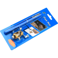 Pen Shape Folded Fishing Rod Mini Portable Pocket Telescopic Fishing Rod Mini Portable Fishing Rod with Reel Wheel image