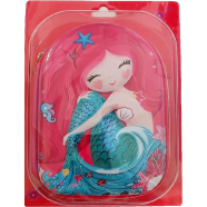 AUM Mermaid 3D Print Multipurpose Large Capacity Jumbo Hardtop Pencil/Pen Pouch/Case image