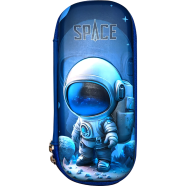 3D Space Pencil Box (Set of 1, Multicolor) image