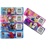 Pencil Box With Calculator And For Kids For School Any Colour image