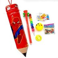 Pencil Shaped Pencil Box Bags Pouch Random Color 1 Pc image