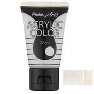 Pental Acrylic Color 28ML - Pearl White image