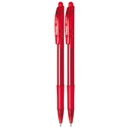 Pentel 0.7mm Ball Point Pen Red Ink - 2 Pcs image
