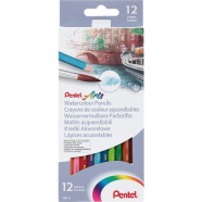 Pentel 12 Water Color Pencils Set image