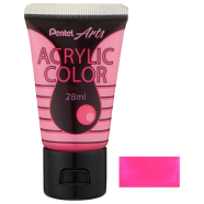 Pentel Acrylic Color 28ML - FLUORESCENT Pink - WA2-T83E