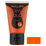 Pentel Acrylic Color 28 ml - Orange image