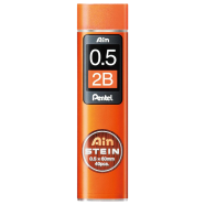 Pentel Ain Stein Lead Refill (0.5mm), 2B, 40 Leads - C275-2BO