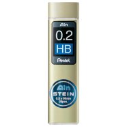 Pentel Ain Stein Mechanical Pencil Lead - 0.2 mm - HB - 20 Leads - C272W-HB