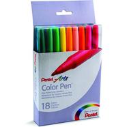 Pentel Arts Color Pen Assorted 18 Color Set image