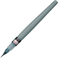Pentel Brush Pen Fine - Black PIGMENT Ink (Water Proof Ink) - XFP-5F