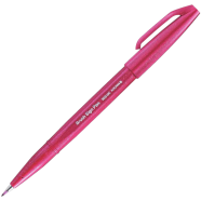 Pentel Brush Sign Pen - Burgundy - SES15C-B2X