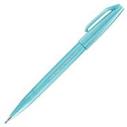 Pentel Brush Sign Pen - PALE Blue image