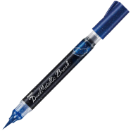 Pentel Dual Metallic Brush-Blue Plus Metallic Green - XGFH-DCX