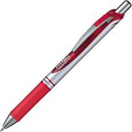 Pentel Energel Retractable Metal Tip Pen - Red image