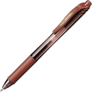 Pentel Energel Gel Pen Brown Ink (0.7mm) - 1 Pcs image