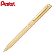 Pentel Energel Metal Body 0.7mm Gold Barrel - Black Ink image