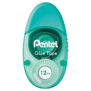 Pentel Glue Tape Green 6mm X 12M - ERTP126KO