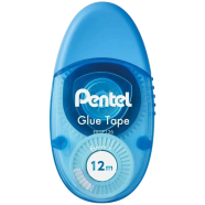 Pentel Glue Tape Sky Blue 6mm X 12M - ERTP126SO