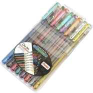 Pentel Hybrid Ball pen Multi Color Ink (1.0mm) - 8 Pcs image