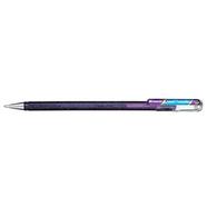 Pentel Hybrid Dual Metallic Gel Pen 1.0 mm - Violet and Metallic Blue image