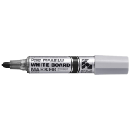 Pentel Maxiflo White Board Marker Bullet Point - Black - MWL5W-AX
