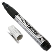 Pentel Paint Marker Medium Bullet Point - Silver - MMP20-ZO