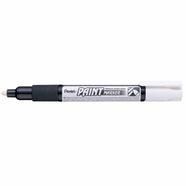 Pentel Paint Marker Medium Bullet Point - White image