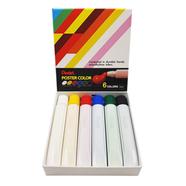 Pentel Poster 6 Colors Set IN PE Tube image