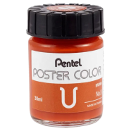 Pentel Poster Color 30cc WPU -Brown image