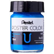 Pentel Poster Color 30cc WPU - Fluorescent Blue image