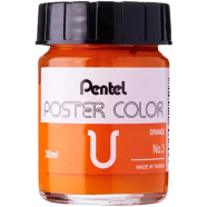 Pentel Poster Color 30cc WPU - Orange image