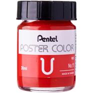 Pentel Poster Color 30cc WPU - Red image