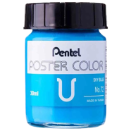 Pentel Poster Color 30cc WPU - Sky Blue image