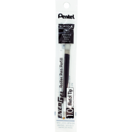 Pentel Refill For Energel Retractable Metal Tip 1.0mm - Black - LR10-AX