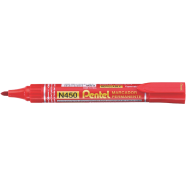Pentel Refillable Permanent Marker Bullet Point - Red - N450-B