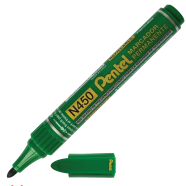Pentel Refillable Permanent Marker Bullet Point-Green (N450-D) image