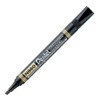 Pentel Refillable Permanent Marker Chisel Point-Brown (N460-E)