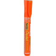 Pentel Refillable Permanent Marker Chisel Point-Orange (N460-F) image